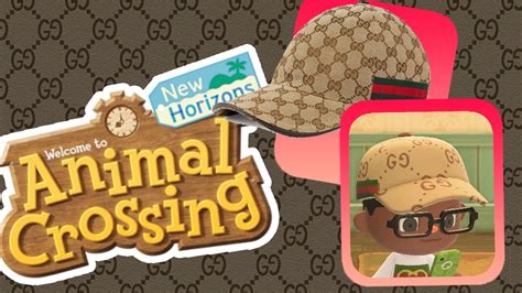 animal crossing gucci hat qr